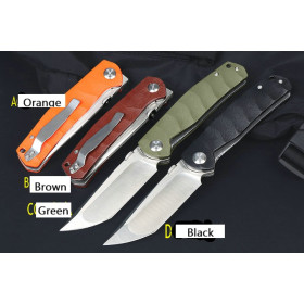 Arctic Wolf 4 Colors D2 Blade And G10 Camping Folding Tactical Knife UD407669